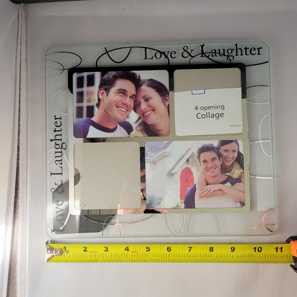 Love & Laughter 4 opening collage picture frame. - Picture 2 of 12